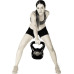 Гиря Movit Kettlebell 20 кг, чорна