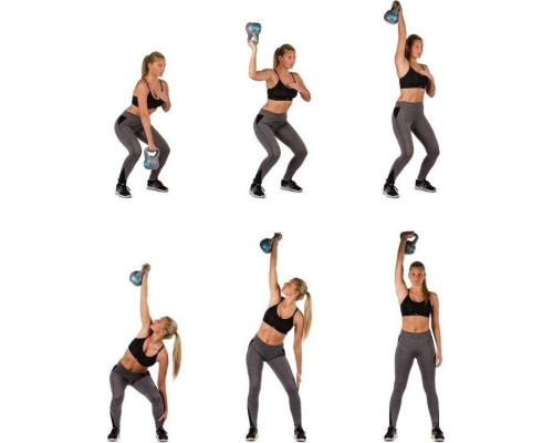 Гиря Movit Kettlebell 20 кг, чорна Гиря Movit Kettlebell 20 кг, чорна