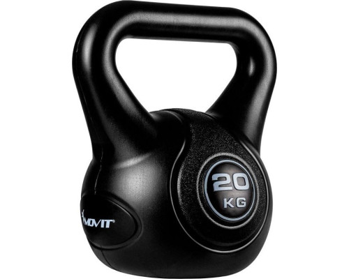 Гиря Movit Kettlebell 20 кг, чорна Гиря Movit Kettlebell 20 кг, чорна