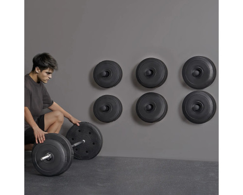 Настінне кріплення для вагових дисків VEVOR, чорний