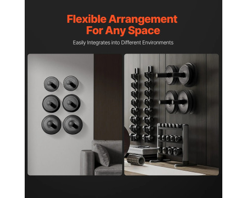 Настінне кріплення для вагових дисків VEVOR, чорний