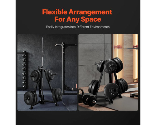 Стійка для штанг VEVOR,чорний