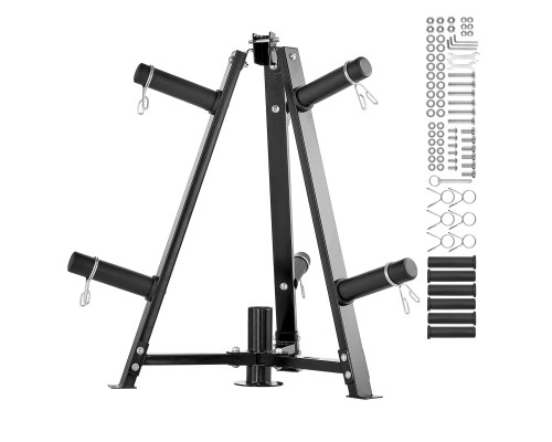 Стійка для штанг VEVOR,чорний