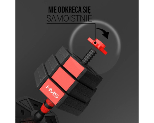 Набір композитні штанга і гантелі 30 кг HMS SGK30 Набір композитні штанга і гантелі 30 кг HMS SGK30