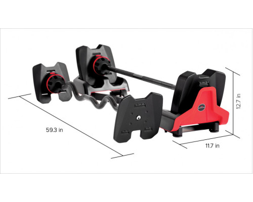 Набір штанг з регульованою вагою BOWFLEX 2080 SELECTTECH Набір штанг з регульованою вагою BOWFLEX 2080 SELECTTECH