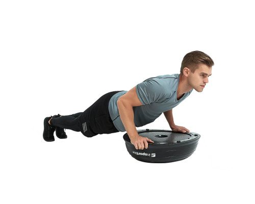 Подушка для балансування з підсиленням inSPORTline Dome UNI - коричневий