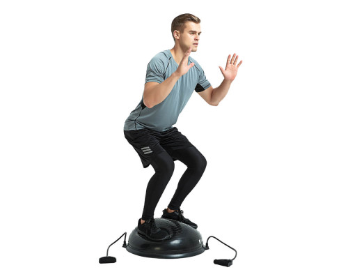 Подушка для балансування з підсиленням inSPORTline Dome UNI - коричневий