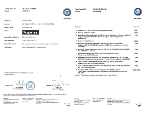 Червона оздоровча мата Movit для акупресури 130x50 см з шипами від болю у спині Червона оздоровча мата Movit для акупресури 130x50 см з шипами від болю у спині
