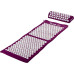Килимок для точкового масажу Movit PURPLE HEALTH 130x50 см з коробками для болю в спині