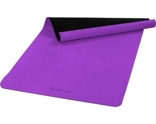 Тренажерний килимок Movit Yoga, 190 х 100 см, фіолетовий Тренажерний килимок Movit Yoga, 190 х 100 см, фіолетовий