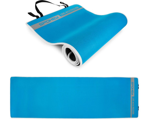 Фітнес-килимок Spokey Fleximat V 180 cm x 60 cm x 0.6 cm - блакитний Фітнес-килимок Spokey Fleximat V 180 cm x 60 cm x 0.6 cm - блакитний