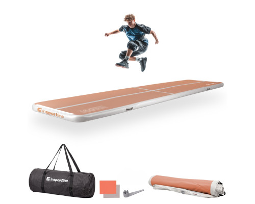 Килимок надувний inSPORTline Airstunt 500x100x10 см, бежевий