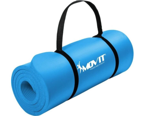 Тренувальний килимок Movit M02305 190 см x 60 см x 1,5 см синій Тренувальний килимок Movit M02305 190 см x 60 см x 1,5 см синій