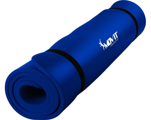 Тренувальний килимок Movit M09615 190 см x 100 см x 1,5 см темно-синій Тренувальний килимок Movit M09615 190 см x 100 см x 1,5 см темно-синій