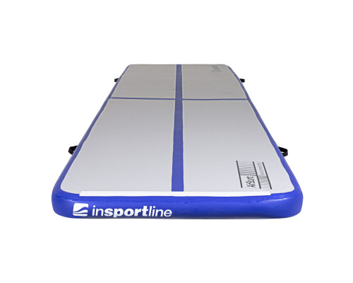 Килимок надувний Airtrack inSPORTline Airstunt 500x100x10 см, біло-синій