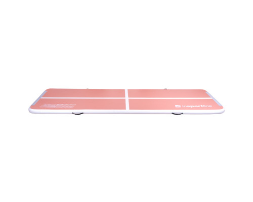 Килимок надувний Airtrack inSPORTline Airstunt 500x100x10 см, рожевий