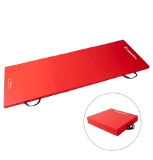 Мат гімнастичний inSPORTline Trifold 180 x 60 x 5 см, червоний