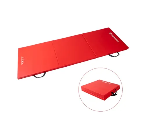Мат гімнастичний inSPORTline Trifold 180 x 60 x 5 см, червоний