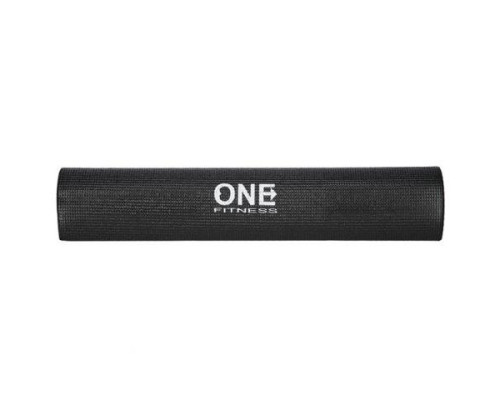 Килимок для йоги та фітнесу YM02 One Fitness – чорний Килимок для йоги та фітнесу YM02 One Fitness – чорний