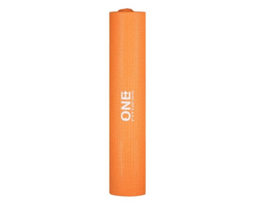 Килимок для йоги та фітнесу YM02 One Fitness – помаранчевий Килимок для йоги та фітнесу YM02 One Fitness – помаранчевий