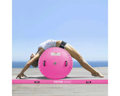 Килимок надувний VEVOR, біло-рожевий
