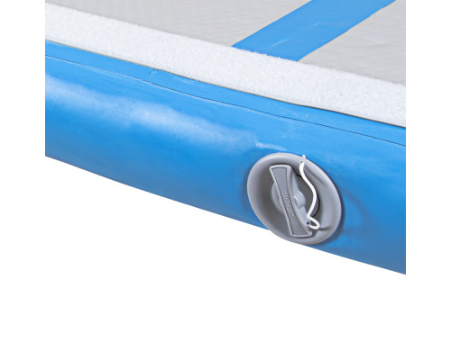Килимок надувний Airtrack inSPORTline Airstunt 400x100x10 см, білий
