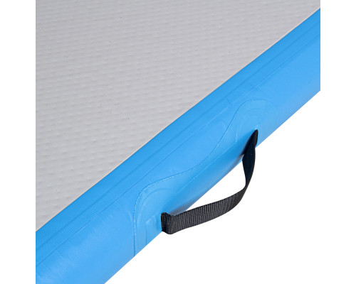 Килимок надувний Airtrack inSPORTline Airstunt 400x100x10 см, білий