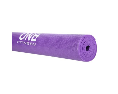 Килимок для йоги та фітнесу YM01 One Fitness - фіолетовий