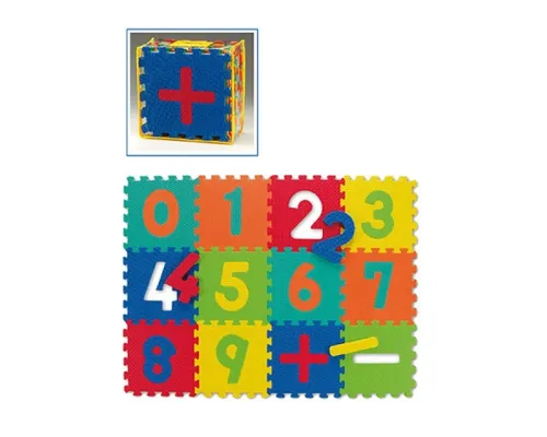 Дитячий килимок-пазл SPARTAN S1722 30 х 30 см 12 шт, різнокольоровий