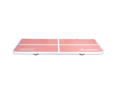 Килимок надувний Airtrack inSPORTline Airstunt 300x100x10 см, рожевий