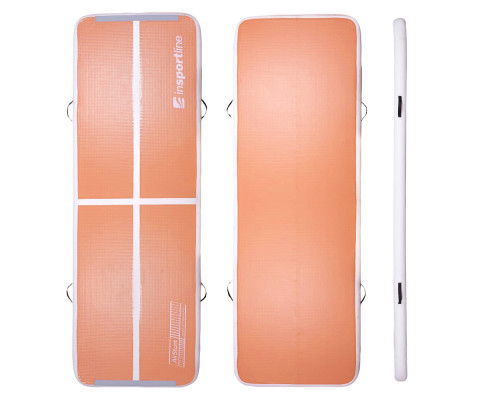 Килимок надувний Airtrack inSPORTline Airstunt 300x100x10 см, бежевий