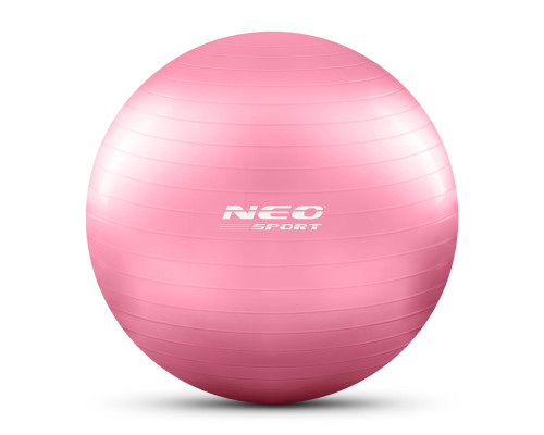 Гімнастичний м'яч для фітнесу 55 см NS-950 рожевий