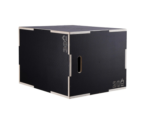 Пліометричний бокс VEVOR 30/24/20 дюймів, чорний