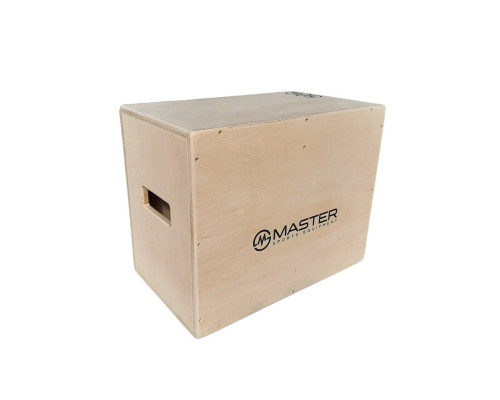 Пліометричний бокс MASTER 75 x 60 x 50 см, бежевий