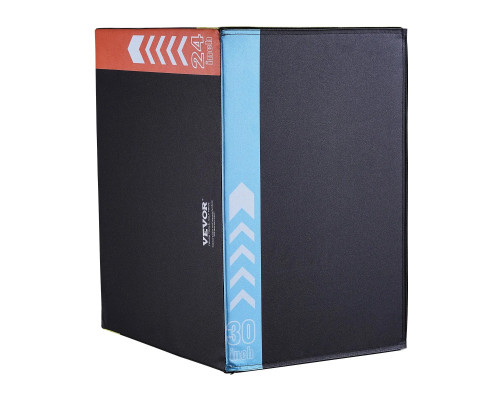 Пліометричний бокс VEVOR 30/24/20 дюймів, різнокольоровий