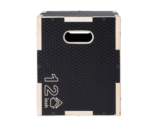 Пліометричний бокс VEVOR 16/14/12 дюймів, чорний