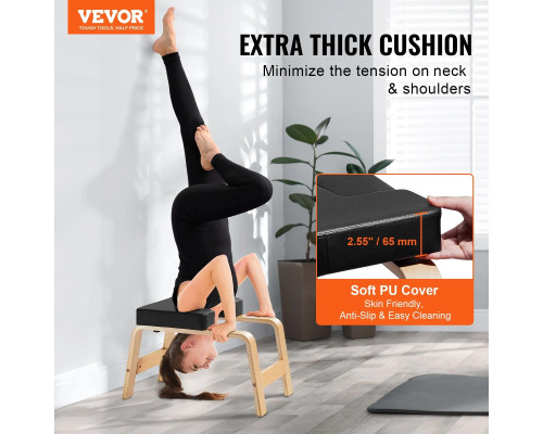 Лавка для йоги VEVOR А3007, чорно-бежевий