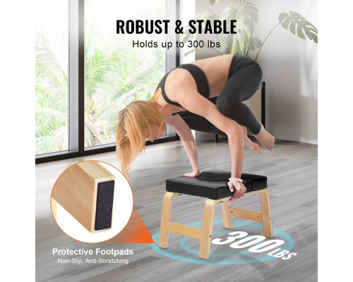 Лавка для йоги VEVOR А3007, чорно-бежевий