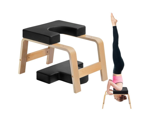 Лавка для йоги VEVOR А3007, чорно-бежевий