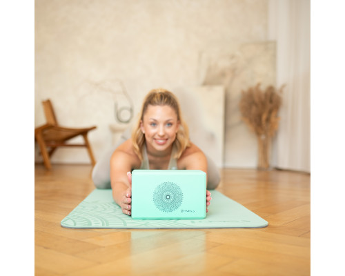 Блок для йоги HMS KJ02 м'ятний