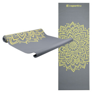  Килимок для йоги inSPORTline Spirit 172x61x0,3 cm - сірий