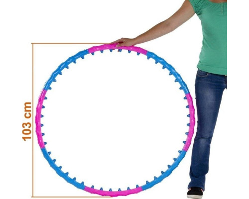Коло Movit HULA HOP 0,9 кг з масажем, магнітне, для схуднення Коло Movit HULA HOP 0,9 кг з масажем, магнітне, для схуднення