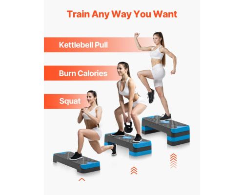 Степ-платформа VEVOR, чорно-синя