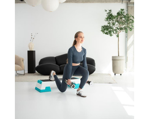 Степ-платформа HMS AS007 PREMIUM, біло-м'ятна