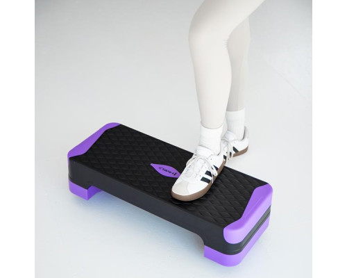 Степ-платформа з балансуванням HMS AS008М, чорно-фіолетовий