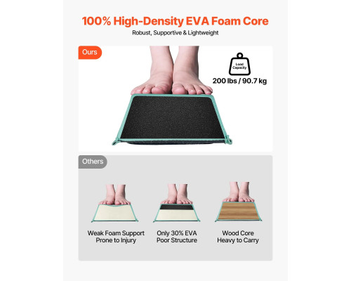 Дитяча гімнастична балка VEVOR SWS8EVAPU 2,35, м'ятно-зелений