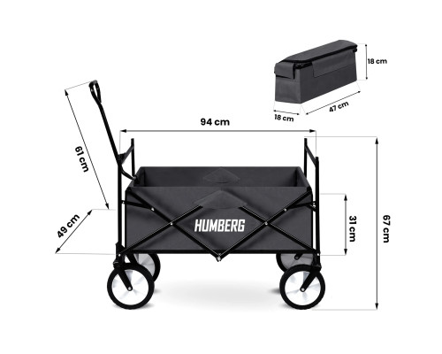 Візок розкладний Humberg HM-514 80 л