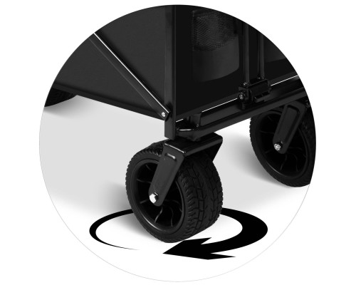 Візок розкладний Humberg HM-512 100 л, чорний