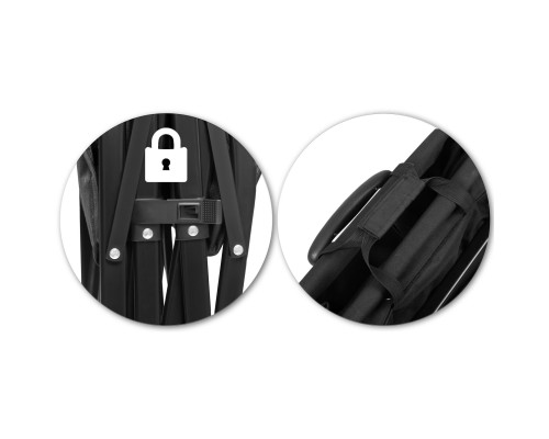 Візок розкладний Humberg HM-512 100 л, чорний