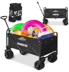 Візок розкладний Humberg HM-512 100 л, чорний
